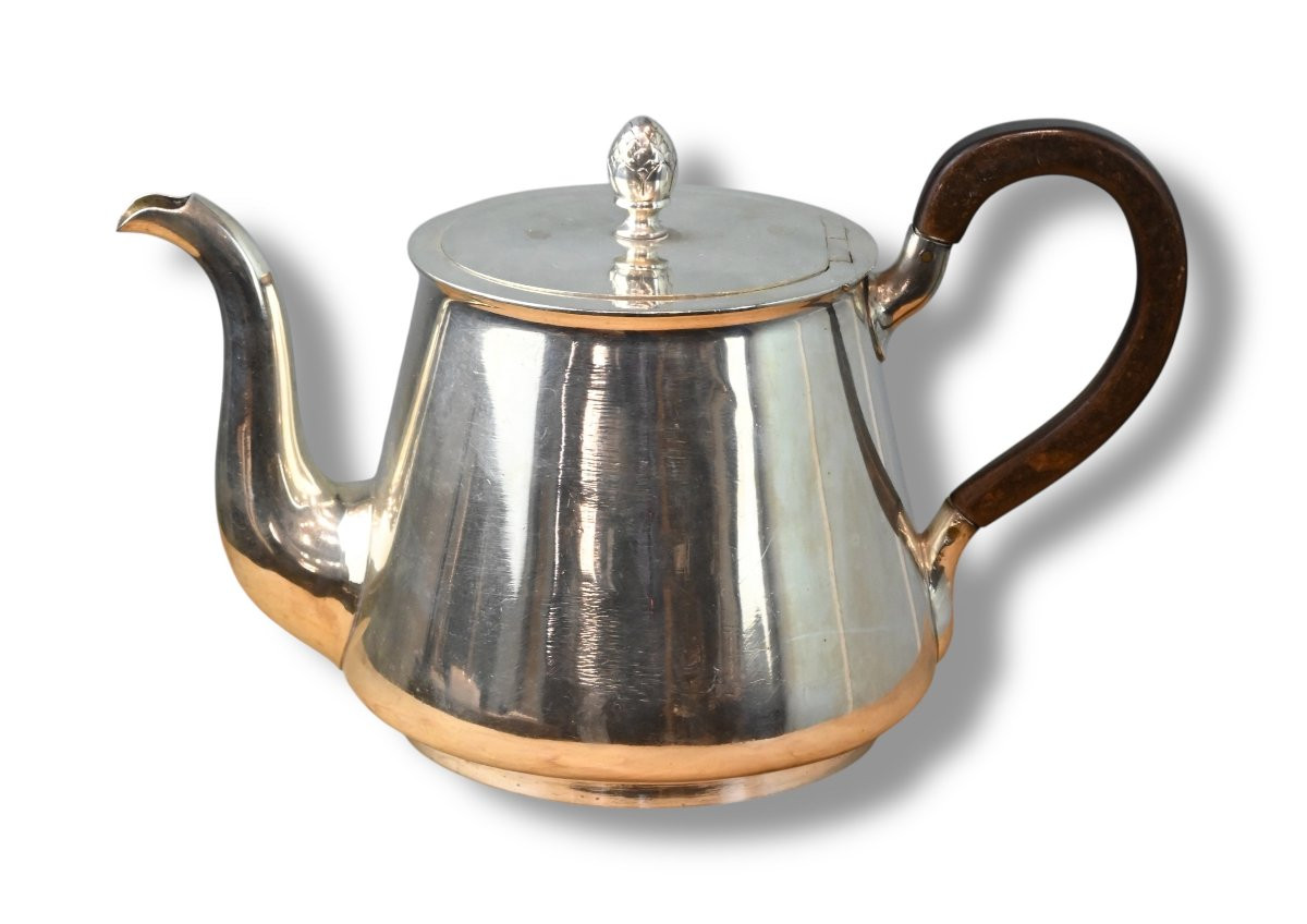 Théière en Argent avec Manche en Bois - Russie 1883-photo-4